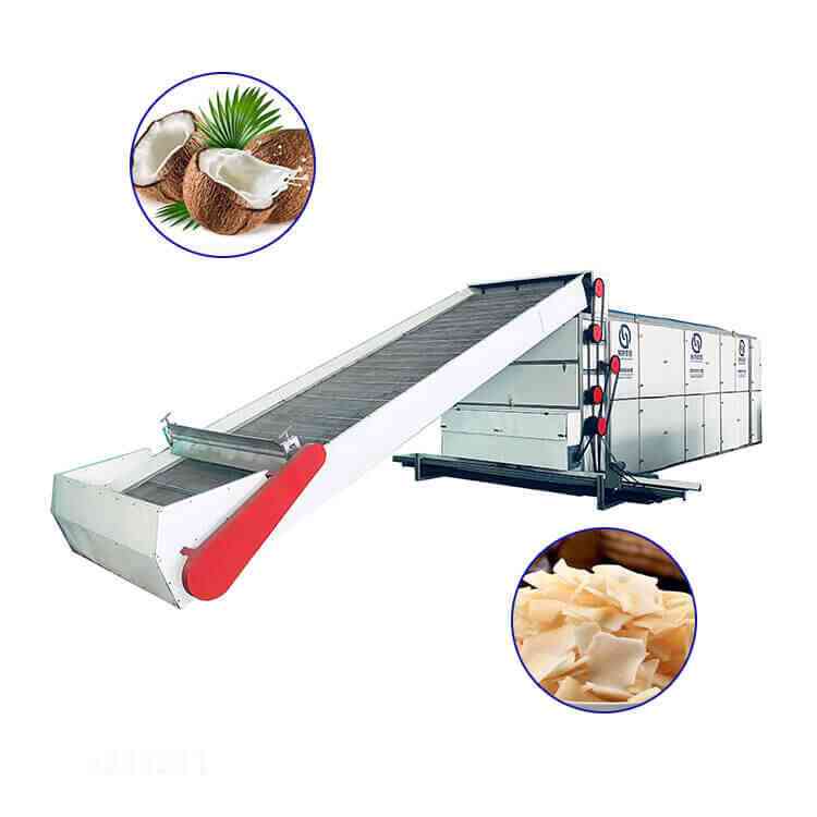 copra continuous mesh belt dryer